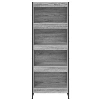 Bücherregal Graues Sonoma 80 x 30 x 155 cm Holzwerkstoff