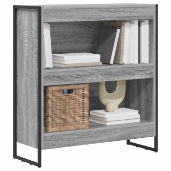 ARDEBO.de - Bücherregal Graues Sonoma 80 x 30 x 155 cm Holzwerkstoff
