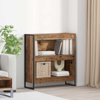 ARDEBO.de - Bücherregal Altholz 80 x 30 x 155 cm Holzwerkstoff