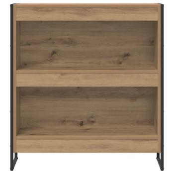 Bücherregal Kunsthandwerk Eiche 80 x 30 x 155 cm Holzwerkstoff