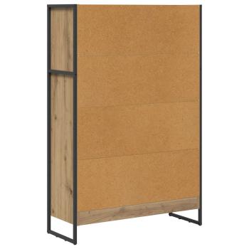 Bücherregal Kunsthandwerk Eiche 80 x 30 x 155 cm Holzwerkstoff