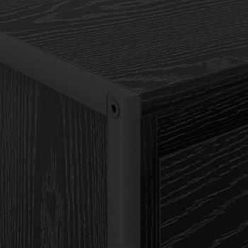 Couchtisch Schwarz Eichen-Optik 100 x 46 x 40 cm Holzwerkstoff