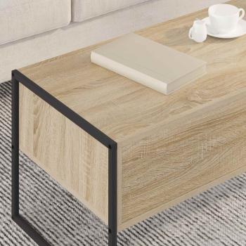Couchtisch mit Schubladen Sonoma 100 x 46 x 40 cm Holzwerkstoff