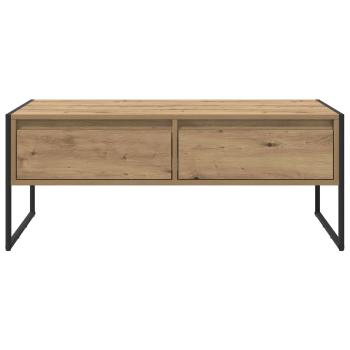 Couchtisch Kunsthandwerk Eiche 100 x 46 x 40 cm Holzwerkstoff