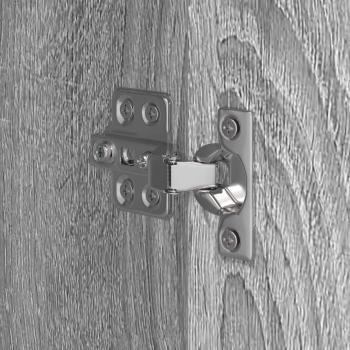 Badezimmerschrank Graues Sonoma 40 x 30 x 100 cm Holzwerkstoff