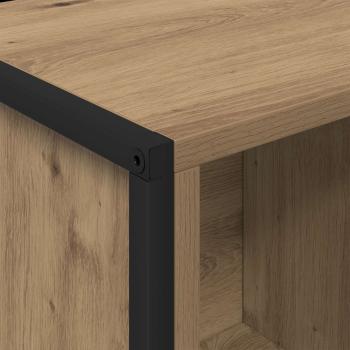 Bücherregal Kunsthandwerk Eiche 68 x 30 x 108.5 cm