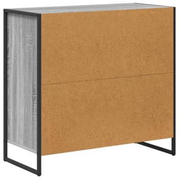 Sideboard Graues Sonoma 79 x 36 x 75.5 cm Holzwerkstoff