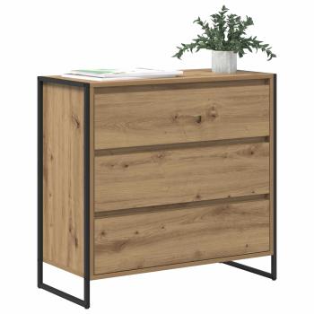 Sideboard Kunsthandwerk Eiche 79 x 36 x 75.5 cm Holzwerkstoff