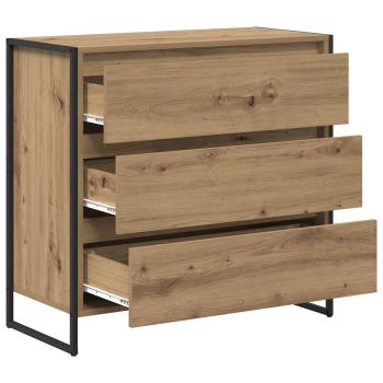 Sideboard Kunsthandwerk Eiche 79 x 36 x 75.5 cm Holzwerkstoff