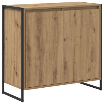 Seitenschrank Kunsthandwerk Eiche 79 x 36 x 75 cm Holzwerkstoff
