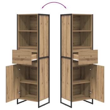 Bücherregal Kunsthandwerk Eiche 43 x 36 x 150,5 cm