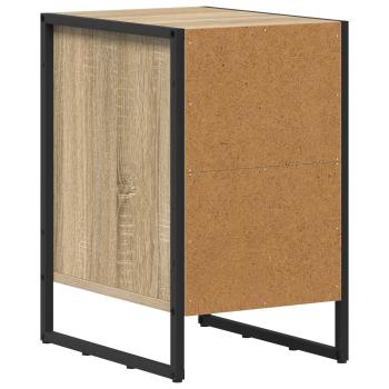 Nachttisch 2 pcs Sonoma 39,5 x 30 x 50 cm Holzwerkstoff