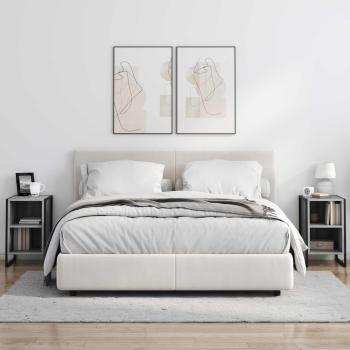 Nachttisch Graues Sonoma 39,5 x 30 x 50 cm Holzwerkstoff