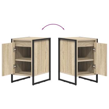 Nachttisch 2 pcs Sonoma 39,5 x 30 x 50 cm Holzwerkstoff