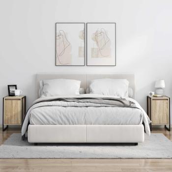 Nachttisch 2 pcs Sonoma 39,5 x 30 x 50 cm Holzwerkstoff