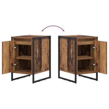 Nachttisch Altholz 39,5 x 30 x 50 cm Holzwerkstoff