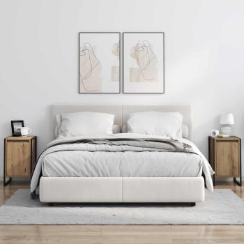 Nachttisch Kunsthandwerk Eiche 39,5 x 30 x 50 cm Holzwerkstoff