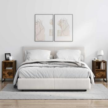 Nachttisch 2 pcs Raucharbe 39,5 x 30 x 50 cm Holzwerkstoff