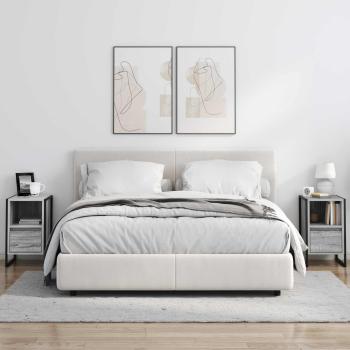 Nachttisch Graues Sonoma 39,5 x 30 x 50 cm Holzwerkstoff