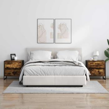 Nachttisch Raucharbe 50 x 39,5 x 50 cm Holzwerkstoff