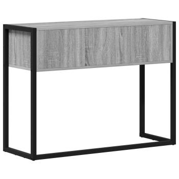 Beistelltisch Graues Sonoma 100 x 36 x 75 cm Holzwerkstoff
