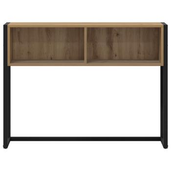 Beistelltisch mit Speicher Kunsthandwerk Eiche 100 x 36 x 75 cm