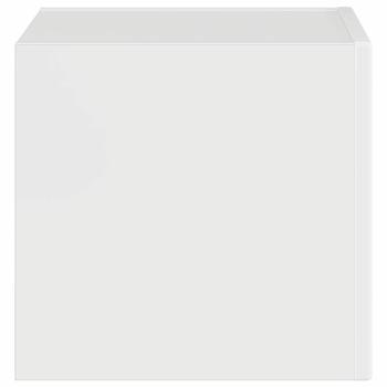 TV-Wandschrank Glänzend Weiß 60 x 31 x 29,5 cm Holzwerkstoff