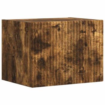 TV-Wandschrank Wandmontiert Geräucherte Eiche 60 x 31 x 29,5 cm