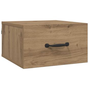 Nachttisch Kunsthandwerk Eiche 35 x 35 x 20 cm Holzwerkstoff