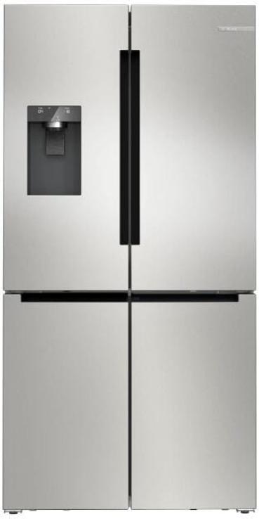 ARDEBO.de Bosch KFD96APEA Serie 6 Stand Kühl-Gefrierkombination, 90,5 cm breit, 574 L, Full No Frost, Eis-/Wasserspender, Wassertank, EcoMode, Home Connect, Gebürsteter Stahl AntiFingerprint