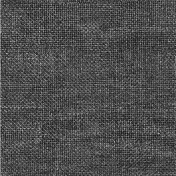 Bettgestell mit gepolstertem Kopfteil Dunkelgrau 200 x 200 cm