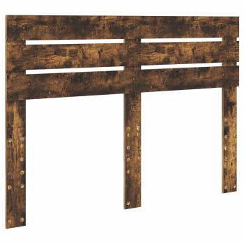 Bettrahmen Geräucherte Eiche 140 x 190 cm Holzwerkstoff