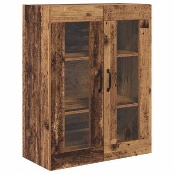 Highboard Wandmontiert Altholz 69,5 x 34 x 180 cm Holzwerkstoff