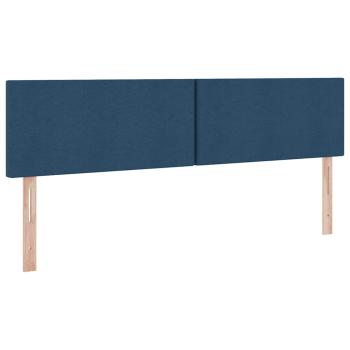 Aufbewahrungsbett mit Matratze Blau 180 x 200 cm Holzwerkstoff