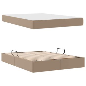 Aufbewahrungsbett mit Matratze Cappuccino 140 x 200 cm