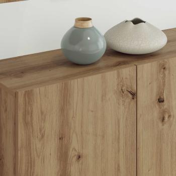 TV-Wandmöbel Wandmontiert 5 pcs Artisan-Eiche Holzwerkstoff