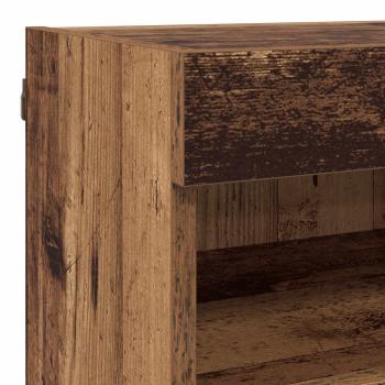 TV-Wandregal-Set Wandmontiert 7 pcs Altholz Holzwerkstoff