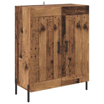 Highboard 2 pcs Altholz Holzwerkstoff