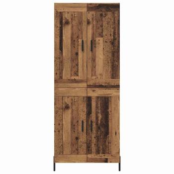 Highboard 2 pcs Altholz Holzwerkstoff