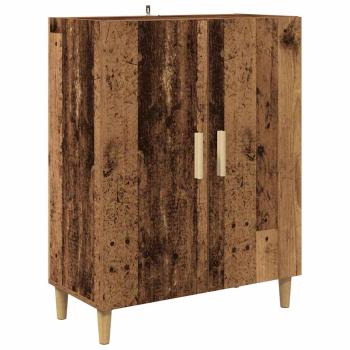 Highboard Altholz 69,5 x 32,5 x 180 cm Holzwerkstoff