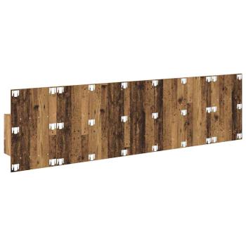 Kopfteil mit Schrank 3 Stk. Altholz Holzwerkstoff