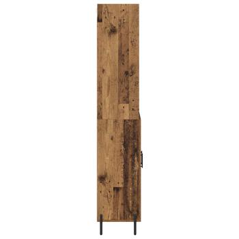 Highboard Altholz 69,5 x 32,5 x 180 cm Holzwerkstoff