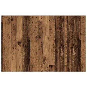 Kopfteil mit Schrank mit Schubladen 3 pcs Altholz Holzwerkstoff