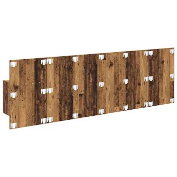 Kopfteil mit Schrank 3 Stk. Altholz Holzwerkstoff