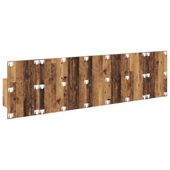 Kopfteil mit Schrank 3 Stk. Altholz Holzwerkstoff