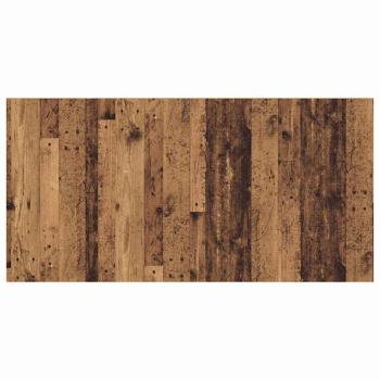 Kopfteil mit Schrank mit Schubladen 3 pcs Altholz Holzwerkstoff