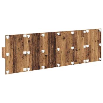 Kopfteil mit Schrank mit Schubladen 3 pcs Altholz Holzwerkstoff