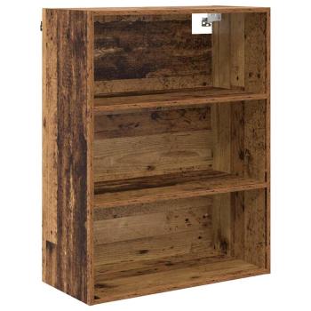 Highboard Altholz 69,5 x 34 x 180 cm Engineered Wood und Glas