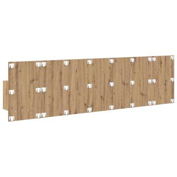 Kopfteil mit Schrank 3 pcs Artisan-Eiche Holzwerkstoff