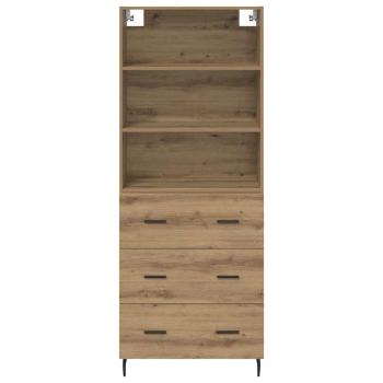 Highboard mit Schubladen Artisan-Eiche 69,5 x 34 x 180 cm